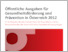 [thumbnail of Öffentliche Ausgaben für Gesundheitsförderung und Prävention in Österreich 2012.pdf]